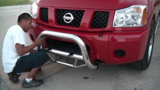 How To Install Bull Barr on a Nissan Titan11 [upl. by Ajiak721]