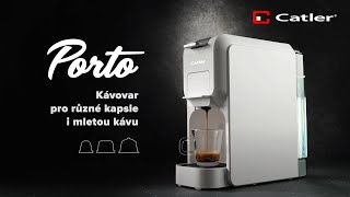 Espresso pro kapsle a mletou kávu Catler Porto 15s [upl. by Elliven]