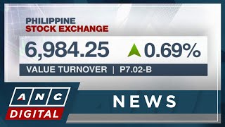 PSEi bucks regional downswing closes higher at 6984  ANC [upl. by Aniras600]