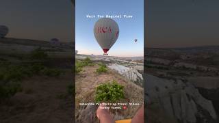 Turkey Hot Air Balloon Ride turkeytravel summertravel cappadocia [upl. by Nochur457]