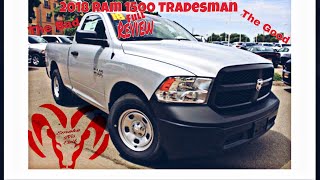 2018 Ram 1500 Tradesman Edition V6 Review [upl. by Gershom]