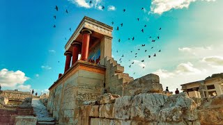 Knossos  Heraklion  Crete  Greece  4K [upl. by Fonz]