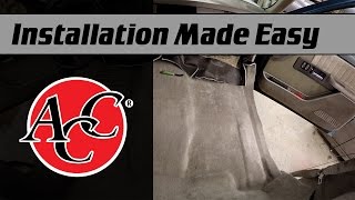 ACC  Carpet Install in a 1993 GMC Truck [upl. by Aldwin]