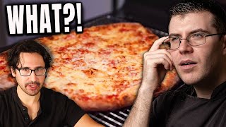 Pro Chef Tests Adam Raguseas NY Pizza at Home [upl. by Terrijo]