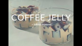 COFFEE JELLY  How to Make Coffee Jelly Dessert [upl. by Ierna]