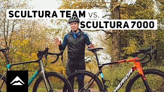 How does a World Tour Team replica compare MERIDA SCULTURA TEAM v SCULTURA 7000 [upl. by Nnaik483]