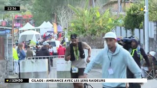 Grand Raid 2024 Les premiers raideurs débarquent au petit matin à Cilaos [upl. by Neslund]