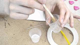 Tutorial How to apply resin to Polymer Clay Jewelry [upl. by Adnarb]