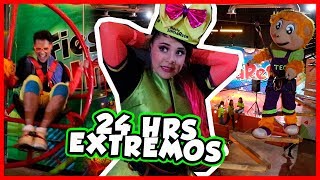 24 horas de retos SUPER EXTREMOS  AMIX EN TOMARETO [upl. by Elleinnod]