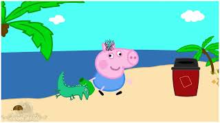 Georges Little Secret Peppa and Roblox Piggy Funny Animation [upl. by Kape326]