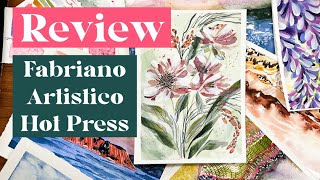 How to paint Beautiful Peony  Watercolor  Work with Paper Fabriano Artistico Hot Pressed [upl. by Sergeant]