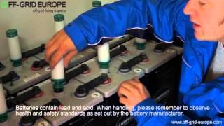 Hydrocaps for flooded lead acid batteries in solar application [upl. by Pitarys422]