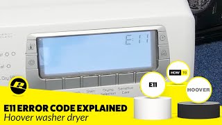 Hoover and Candy Washing Machine Error Codes [upl. by Imefulo]