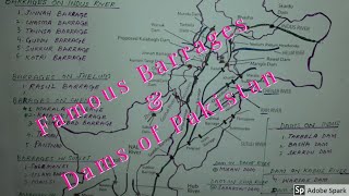 Most important Barrages and Dams of Pakistan 2020 FPSC exams css urduhindibengali [upl. by Einnos665]