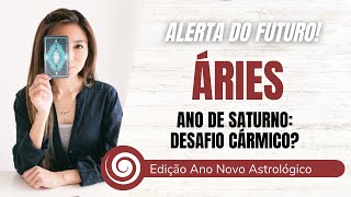 ÁRIES E O ANO DE SATURNO CALMA SEM KARMA Ano Novo Astrológico começa agora  Tarot [upl. by Ahsyla]