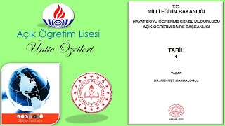 AÖL  AÇIK ÖĞRETİM LİSESİ  TARİH 4  ÜNİTE ÖZETLERİ [upl. by Malin]