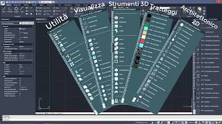 Utilità di progeCAD Tavolozze degli Strumenti [upl. by Aicnelev]