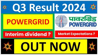 POWER GRID Q3 results 2024  POWER GRID results today  POWER GRID Share News  POWER GRID Share [upl. by Sabah171]