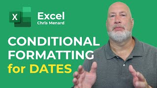 Excel Conditional Formatting with Dates using AND and TODAY Functions [upl. by Saref]