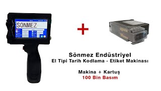 Sönmez El Tipi Tarih Kodlama Makinesi 100 Bin Basım tarihkodlama etiketmakinası etiketyazıcı [upl. by Einattirb]