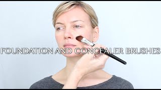 How To Use Makeup Brushes  Part 13  Foundation and Concealer [upl. by Psyche346]