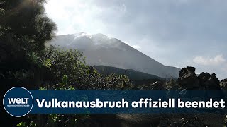 ENTWARNUNG FÜR INSELBEWOHNER Behörden erklären Vulkanausbruch auf La Palma für beendet [upl. by Ardella]