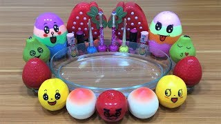 Mixing Random Things into Clear Slime  SlimeSmoothie Satisfying Slime Videos [upl. by Vani246]