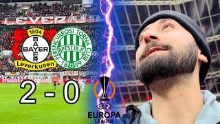 EUROPALEAGUE STADIONVLOG  LEVERKUSEN VS FERENCVAROS BUDAPEST [upl. by Arty]