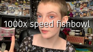 1000x speed fishbowl effect ASMR collab with Zara ASMR [upl. by Sissie]