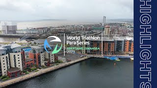 HIGHLIGHTS  2023 World Triathlon Para Series Swansea [upl. by Aerdno855]