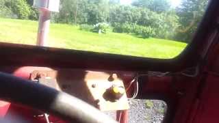 International Harvester B275 with Busatis Finger bar mower Testing [upl. by Nodnar]