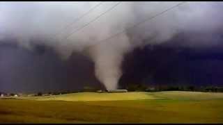 Trąba powietrzna tornado Sztum 14072012  Tornado in Poland [upl. by Hayott239]