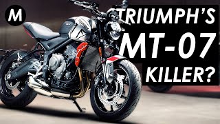 New 2021 Triumph Trident Launched The Yamaha MT07 Killer [upl. by Noryt]