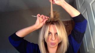 How To Back comb The Correct Way  GlamLocksLondoncom [upl. by Nire]