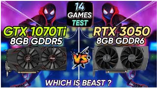 GTX 1070 Ti vs RTX 3050  14 Games Tested  Which Is Beast [upl. by Hoem583]