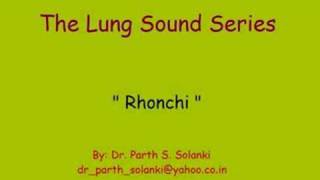 Breath Sounds  Rhonchi [upl. by Ninehc]