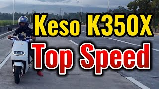 Keso eBike K350X GPS Stock Top Speed [upl. by Malan]