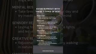 7 Types of Rest You Didn’t Know You Needed [upl. by Ovid207]