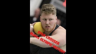 Shot Putter RYAN CROUSER makes OLYMPIC History [upl. by Vanya547]