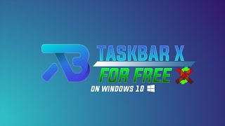 TRANSPARENT TASKBAR AND CENTERED ICONS  TASKBAR X [upl. by Llebiram]