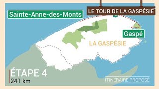 Le tour de la Gaspésie  Étape 4 de Gaspé à SainteAnnedesMonts  Québec maritime [upl. by Anerrol509]