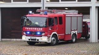 Erweiterter Löschzug BF Mainz FW 2  FuStW Polizei [upl. by Ativel]