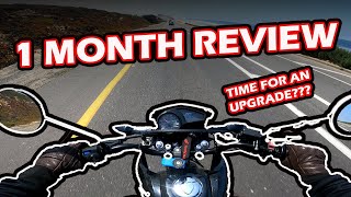 ONE month review  2023 HONDA XR150L  CFMOTO 450SS Upgrade  POV [upl. by Manheim]