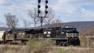 Lots of Action on the NS Southern Tier Line [upl. by Ximenez]