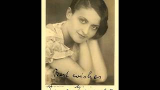 Irene Eisinger sings Josef Strauss amp Wilhelm Groczs Aquarellen Waltz 1937 [upl. by Allrud]