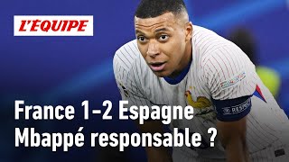 France 12 Espagne  Kylian Mbappé atil raté son Euro [upl. by Etra758]