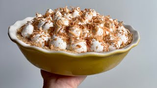 Let’s Bake Coconut Cream Pie 🥥yumyumnation [upl. by Keynes]