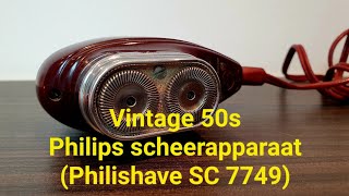 Vintage Philips scheerapparaat Philishave SC7749 4K [upl. by Disario]