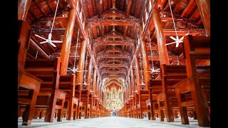 A Centurys Masterpiece  1500 Cubic Meters of Wood Constructing a Magnificent Eastern Asian Church [upl. by Schoenfelder82]