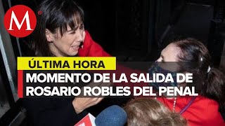 Rosario Robles sale del penal de Santa Martha Acatitla tras cambio de medida cautelar [upl. by Bannasch444]